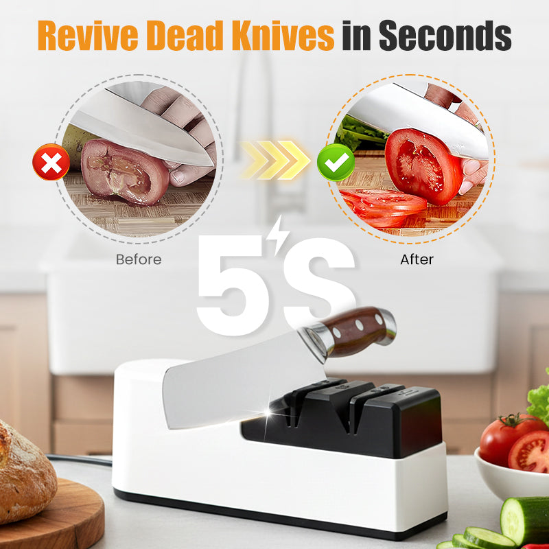Multi-Functional Electric Knife Sharpener