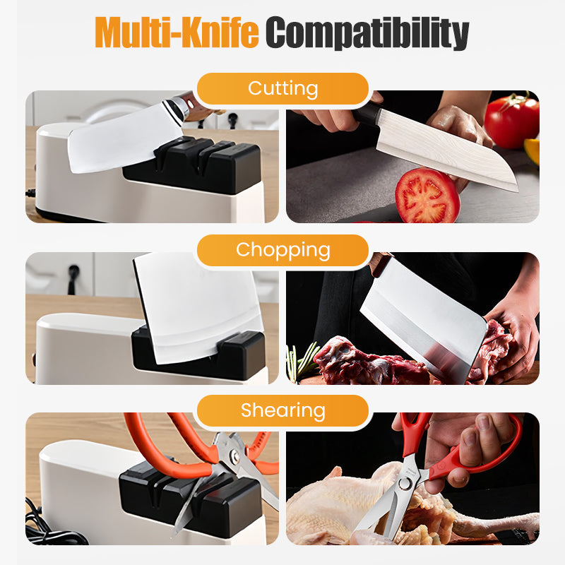 Multi-Functional Electric Knife Sharpener
