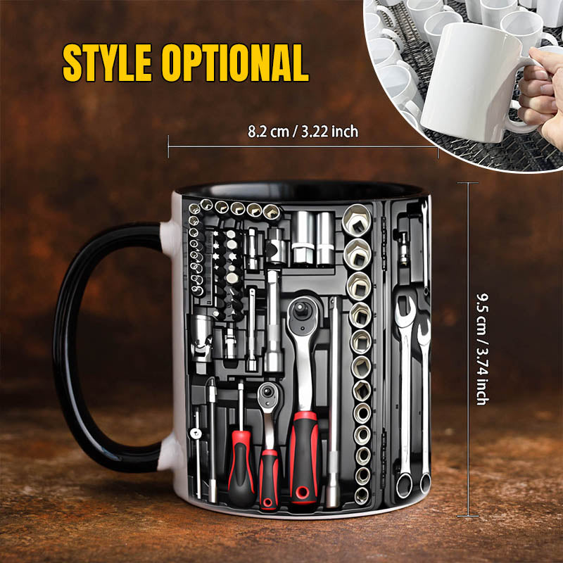 🏆Last day of the promotion: 50% off✨🔨Fun Coffee Mug – Mechanic Tool Kit Set☕