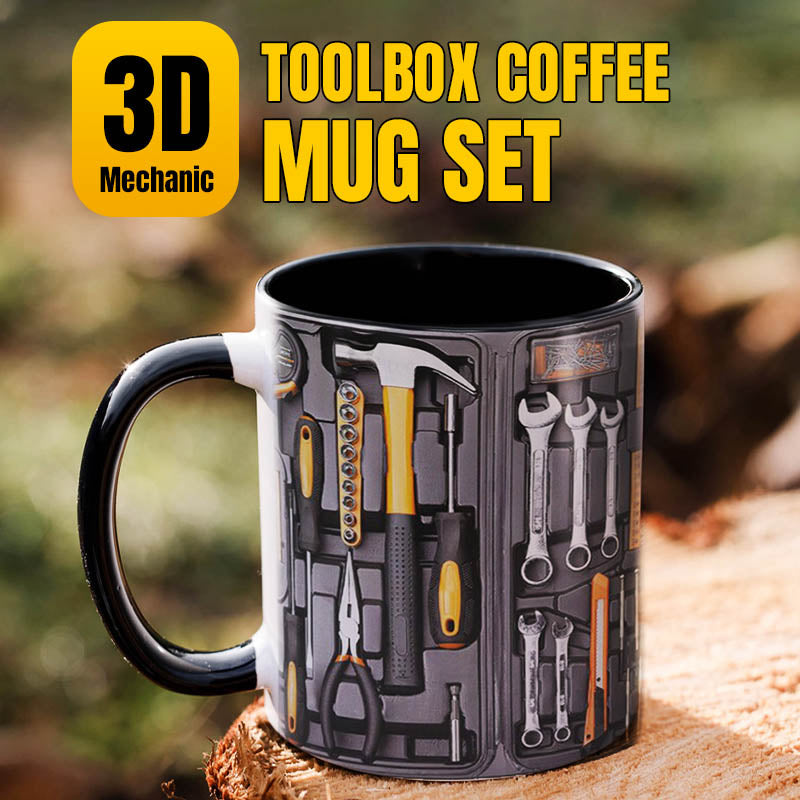 🏆Last day of the promotion: 50% off✨🔨Fun Coffee Mug – Mechanic Tool Kit Set☕