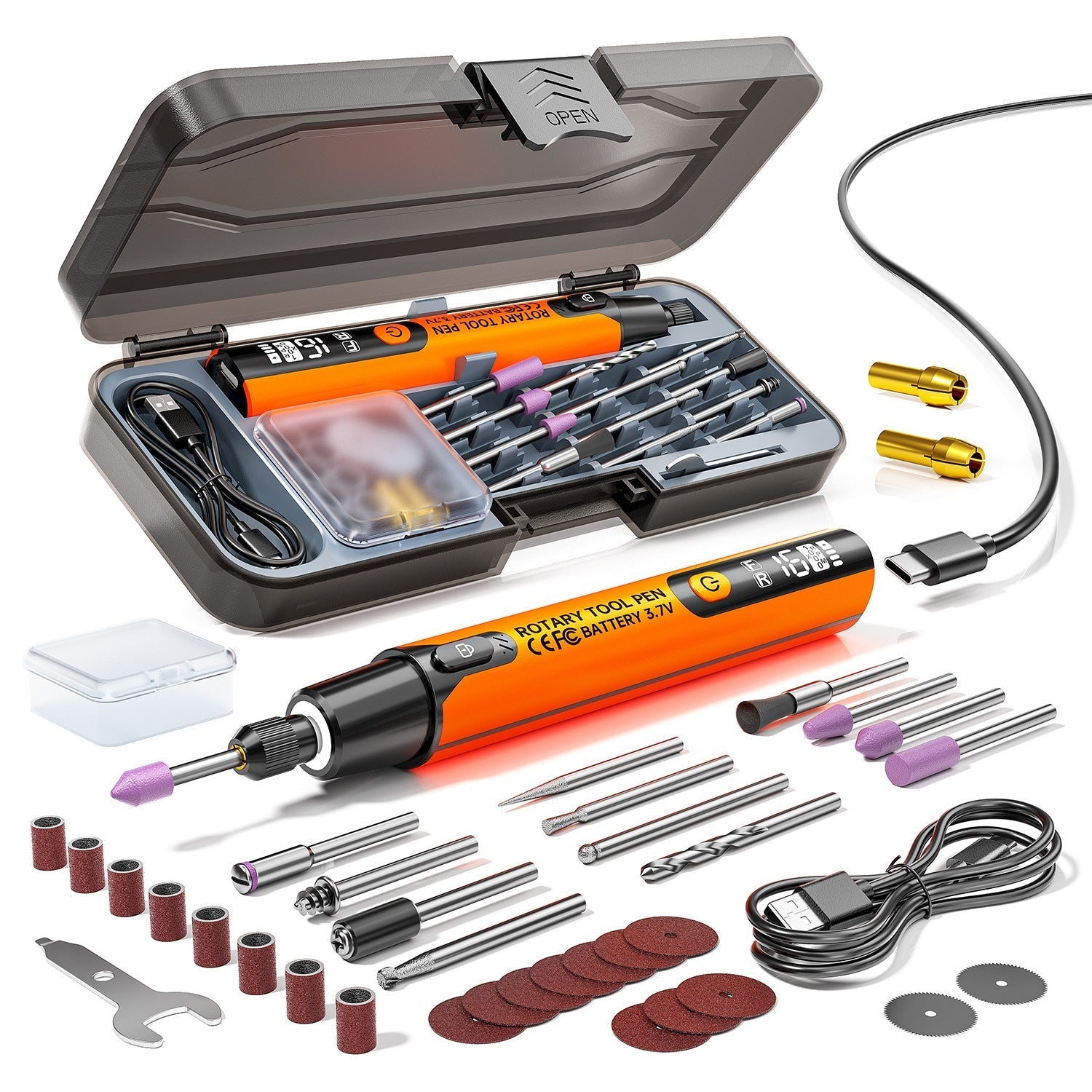 ⚡Portable Electric Polishing & Grinding Kit