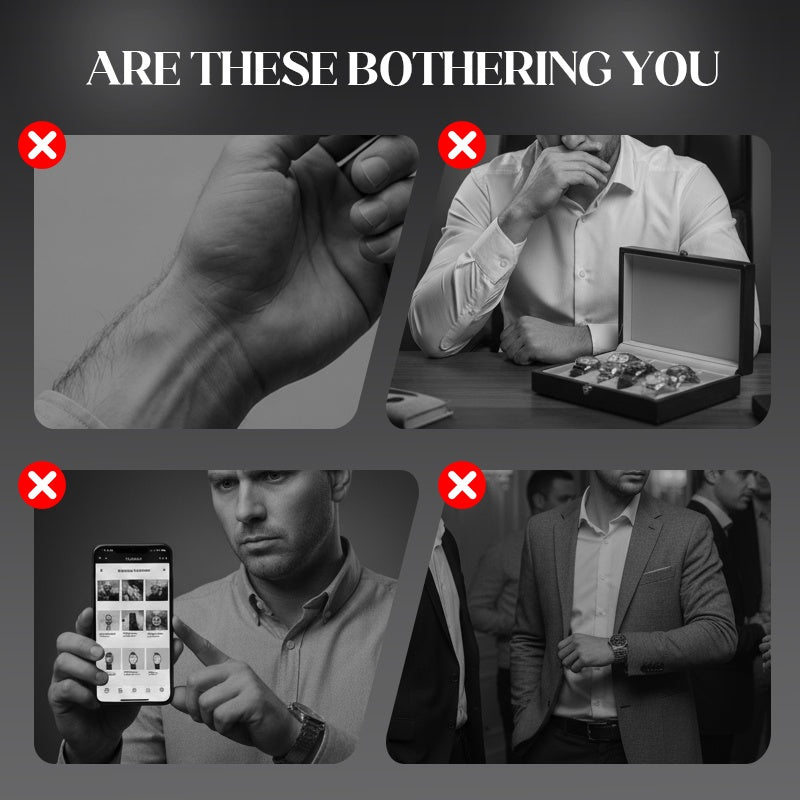 💎 Steal the Spotlight! Full Rhinestone Men's Quartz Watch | Luxe Design, Statement Look