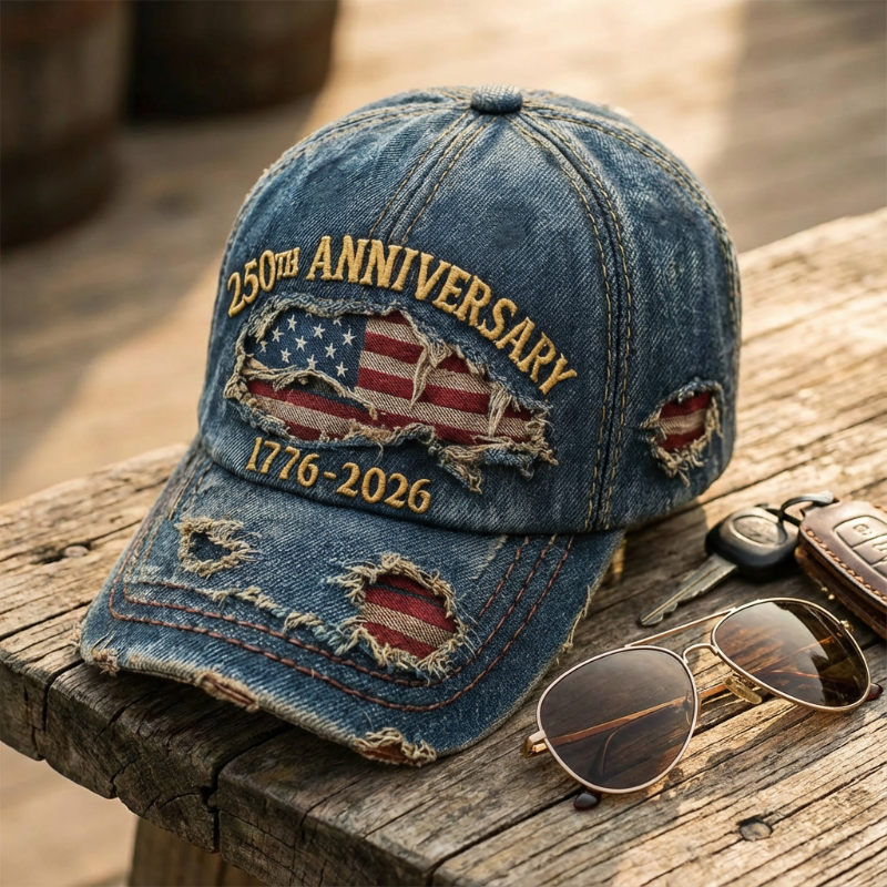 🎉2026 Hot Sale🔥250th Anniversary Distressed Baseball Cap