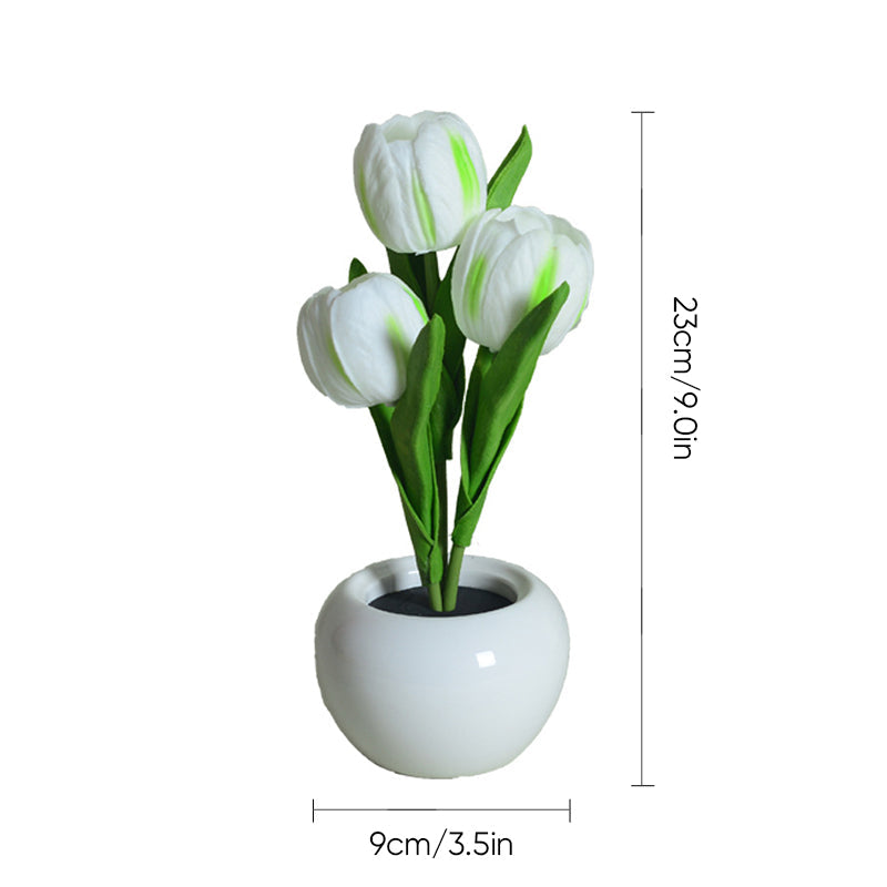 🔥LED Tulip Night Light Flower Table Lamp🌷