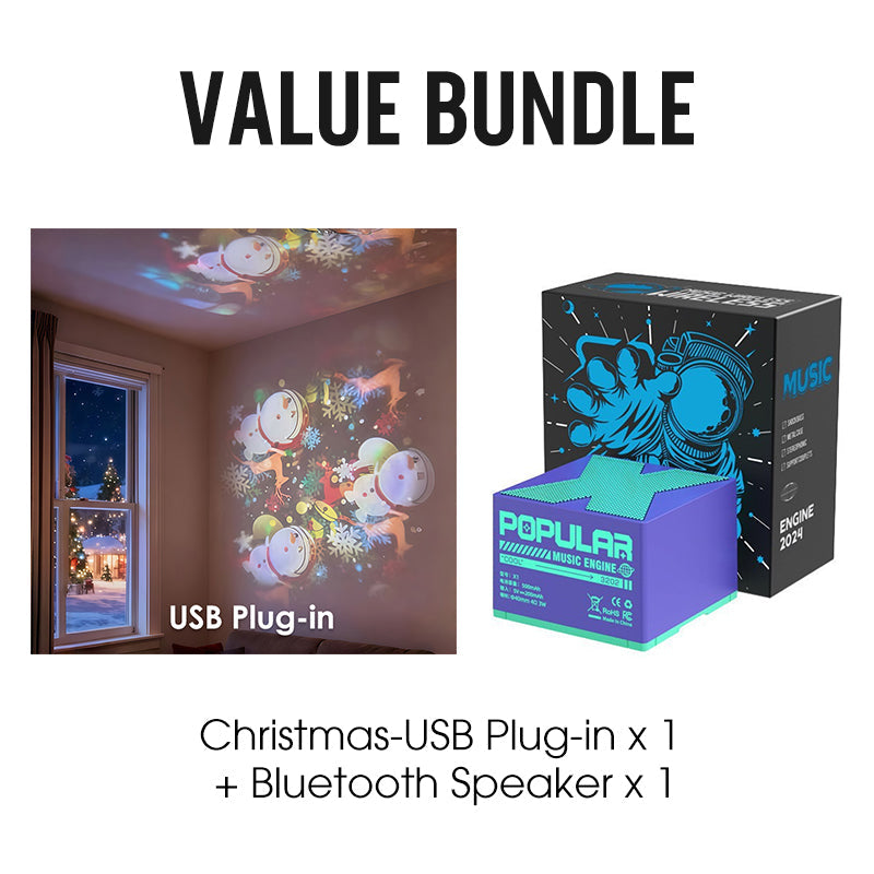 Dynamic Rotating LED Light Projector 