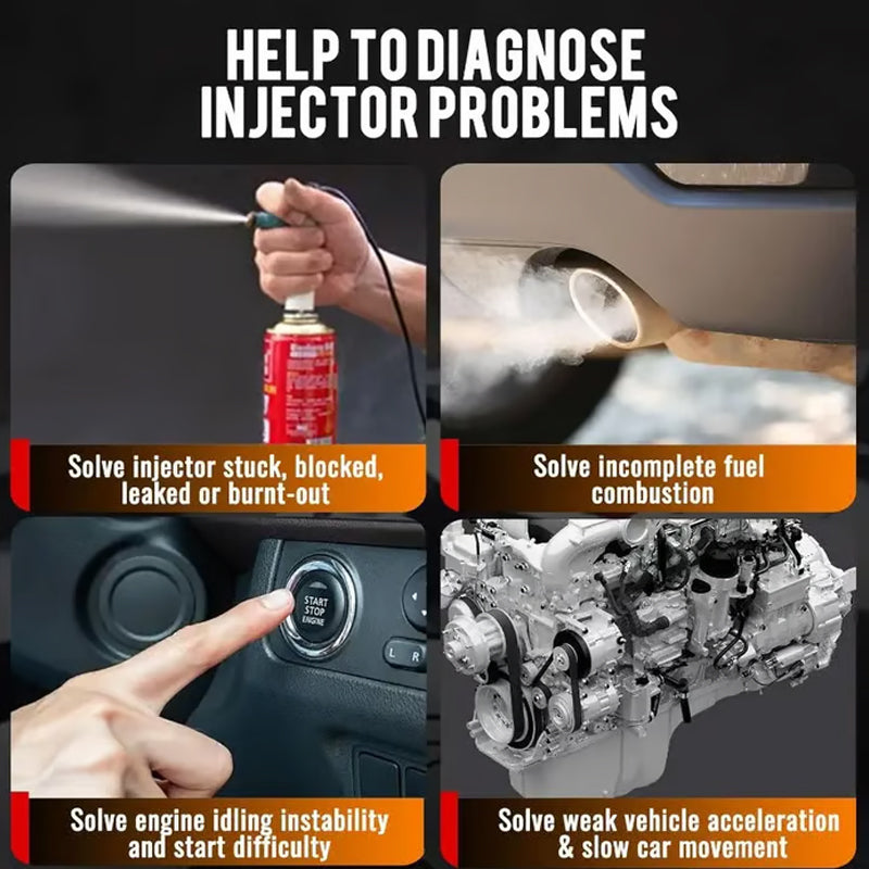 ⏱️ 2026 Hot Sale | Diagnose & Clean in Minutes | 4-Mode Injector Tester 💨