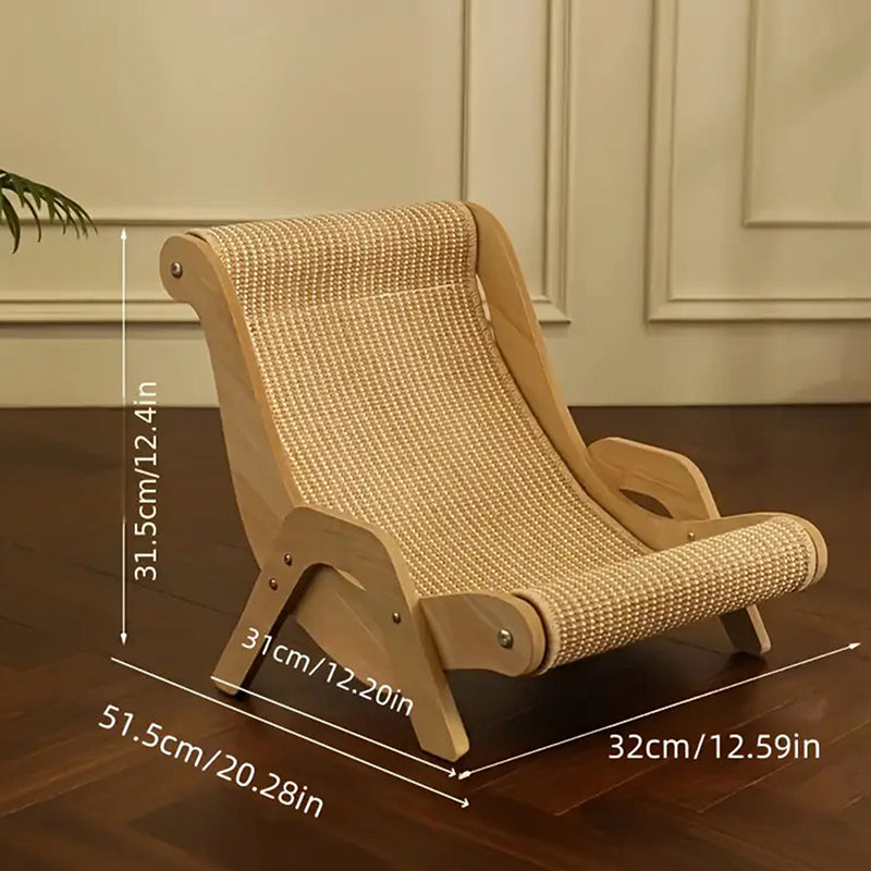 🐱2-in-1 Sisal Cat Scratching Lounger – Scratching & Lounging, Durable Sisal & Space-Saving