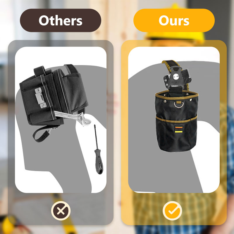 🧰Clip-On Tool Pouch Belt Bag – Hands-Free Storage, Durable Fabric & Quick Access