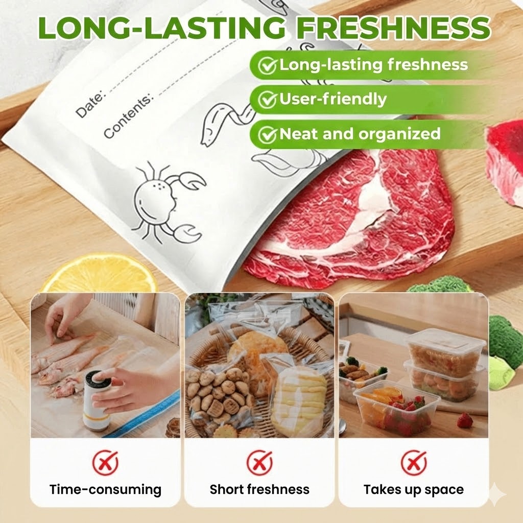 30 Pcs Reusable Aluminum Foil Resealable Storage Bags