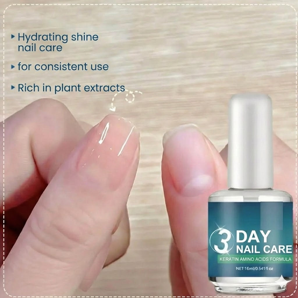 Quick-Dry Nail Oil – High Gloss Finish – Nourishing Cuticle Oil – Salon Quality
