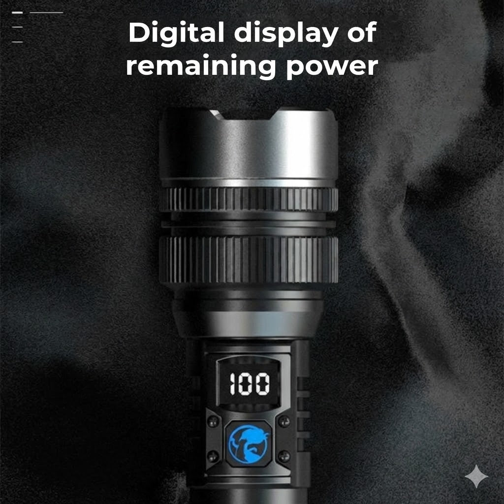 Tactical Flashlight with Power Bank
