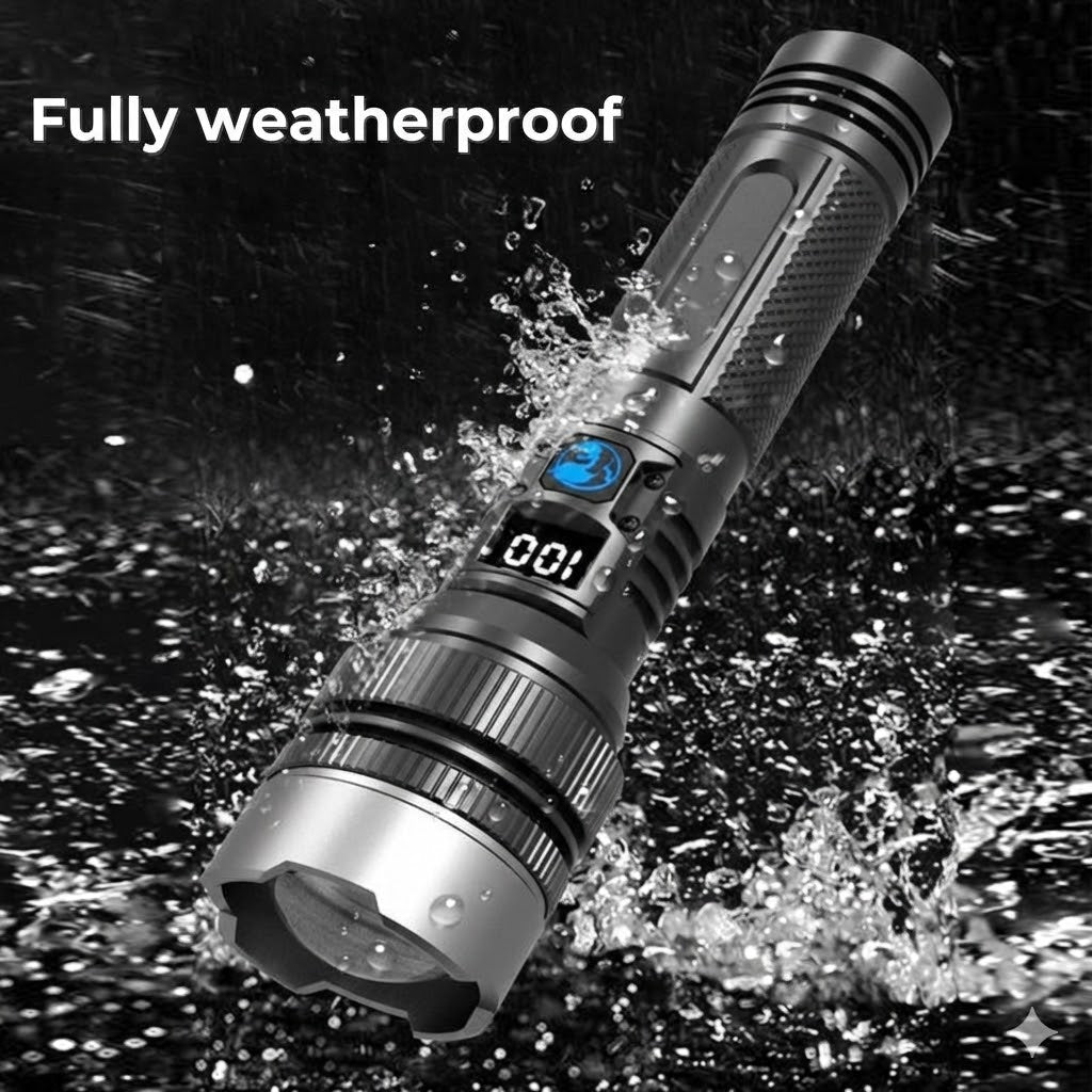 Tactical Flashlight with Power Bank