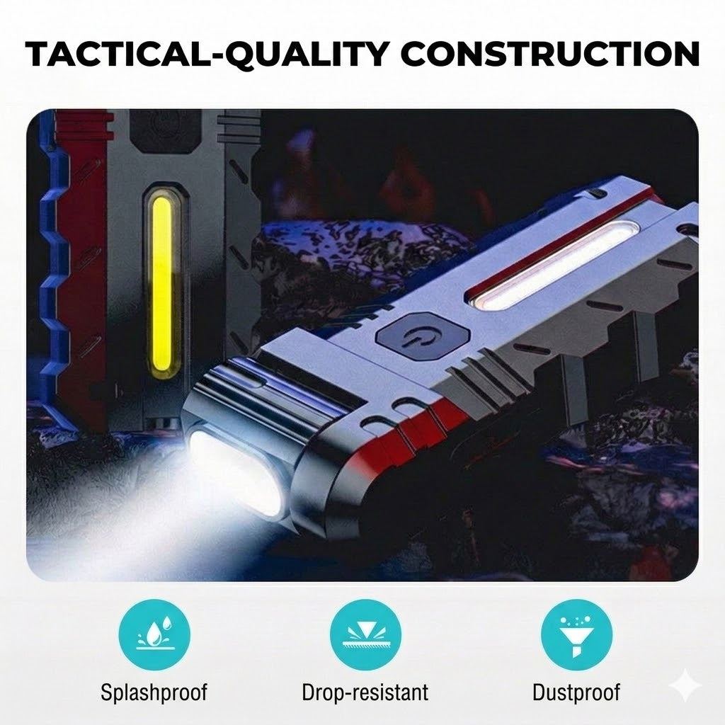 Rechargeable LED Work Light – 180° Tiltable