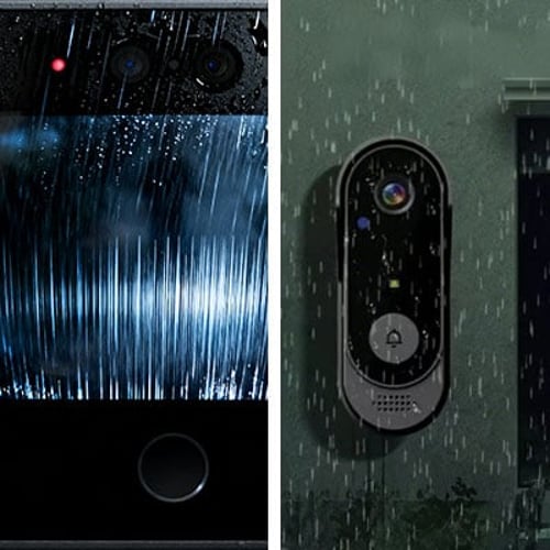 Video Doorbell with Indoor Monitor - Wireless Door Intercom System with Camera