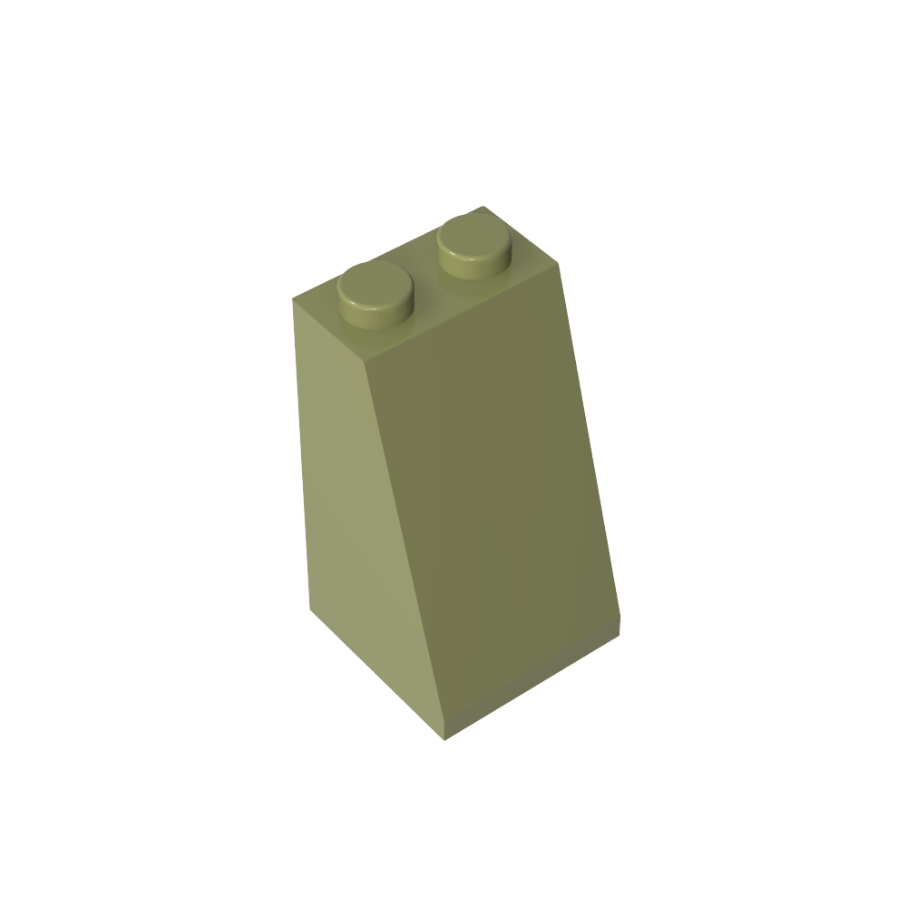 Pente 75° 2 x 2 x 3 [Montants creux]-MyGobricksFr