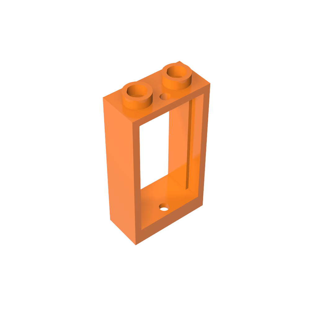 Fenêtre 1 x 2 x 3 Façade plate-MyGobricksFr