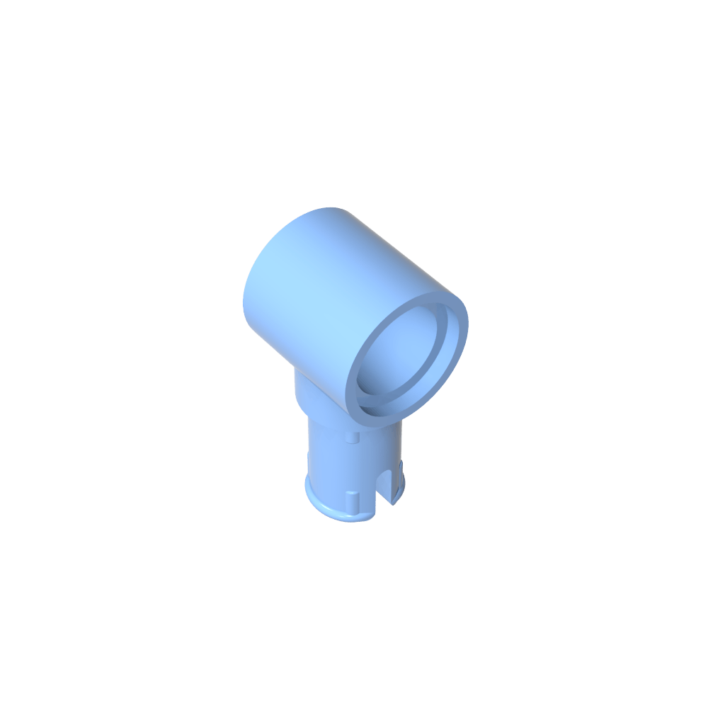 Connecteur Technic à 1 broche avec rainures de friction dans le sens de la longueur-MyGobricksFr