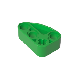 Poutre Technic 2 x 3 en forme de L avec quart d'ellipse épaisse-MyGobricksFr