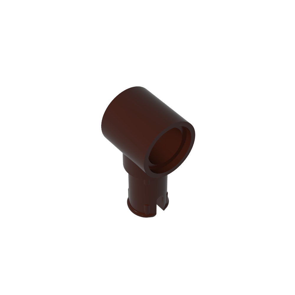 Connecteur Technic à 1 broche avec rainures de friction dans le sens de la longueur-MyGobricksFr