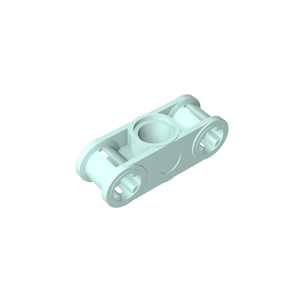 Axe et connecteur à broche Technic perpendiculaire 3L avec trou de broche central-MyGobricksFr