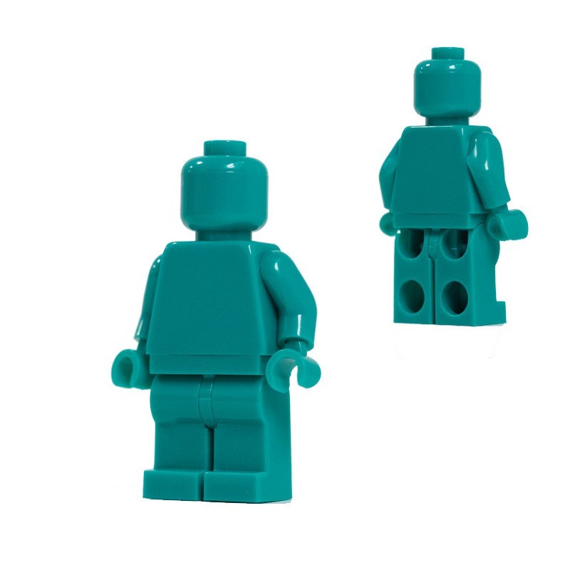 Figurines de blocs de construction de couleur unie, compatibles avec les blocs de construction universels de petite taille et de couleur unie, accessoires de base murale en blocs de construction Trendy Moc (Multi-Création).
