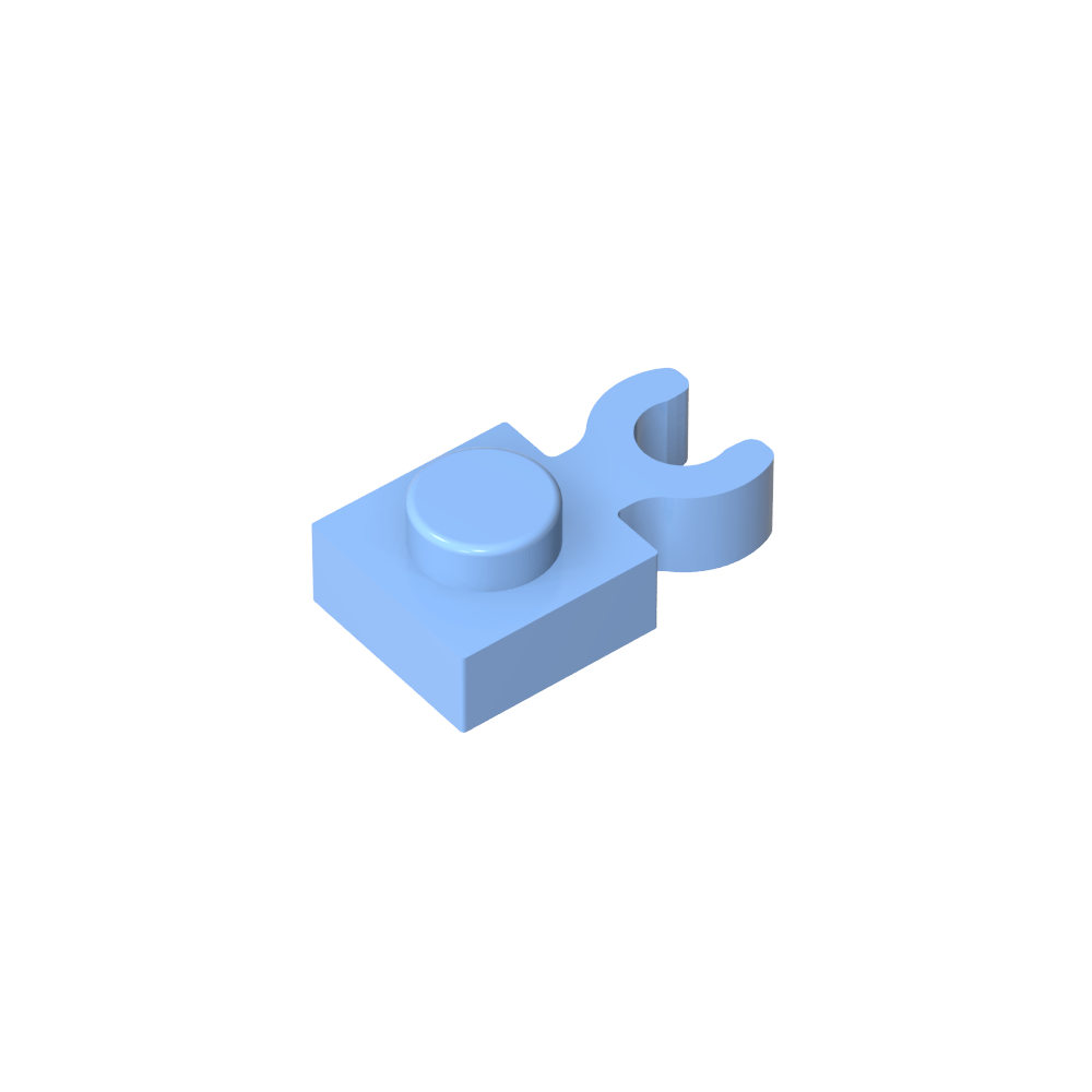 Plaque spéciale 1 x 1 avec clip vertical [Clip en U épais]-MyGobricksFr