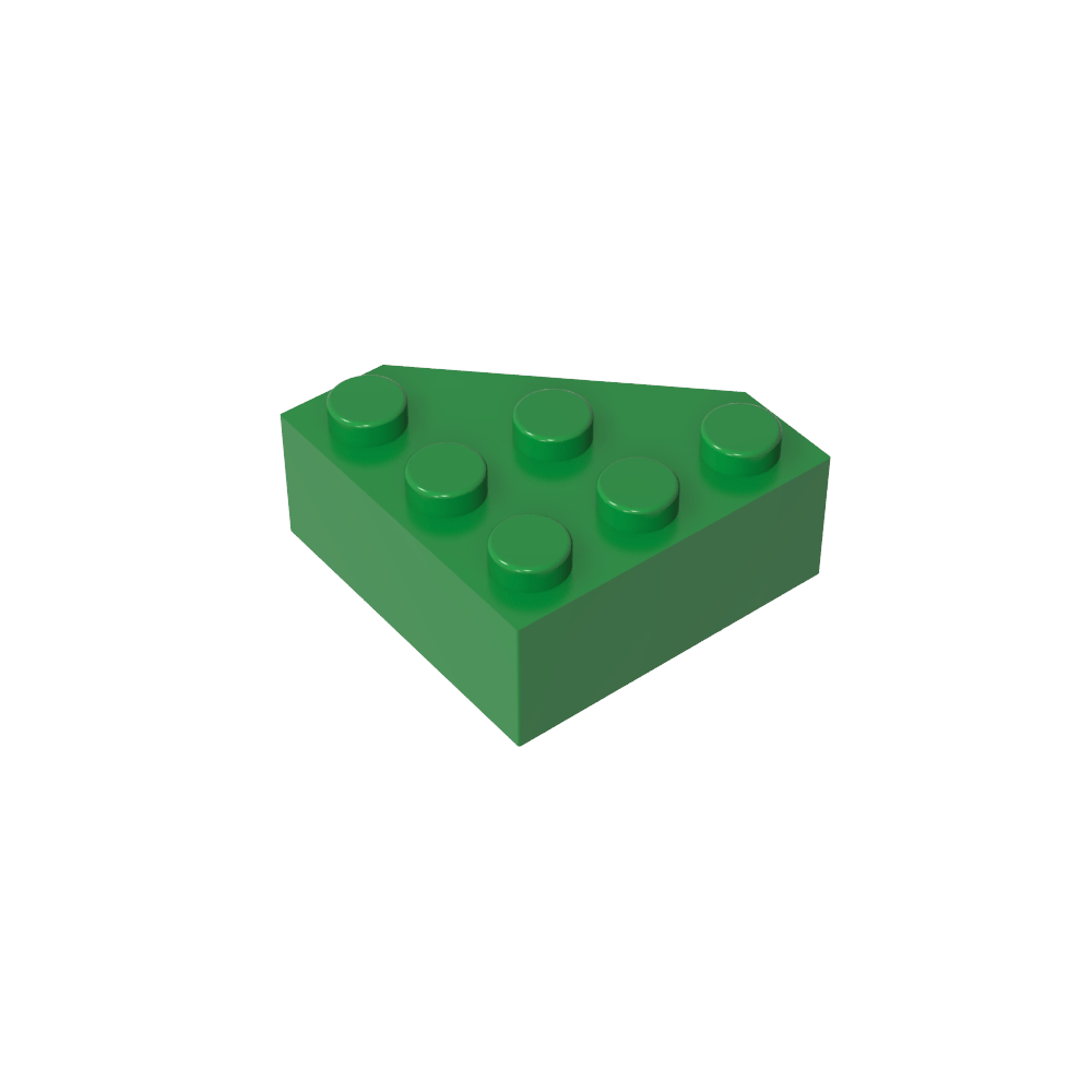 Coin 3 x 3 à angle coupé-MyGobricksFr