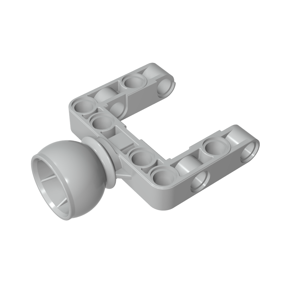 Rotule de direction Technic grande ouverte avec cadre de pivot en forme de C-MyGobricksFr
