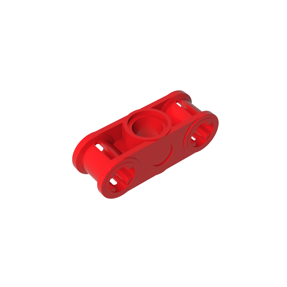 Axe et connecteur à broche Technic perpendiculaire 3L avec trou de broche central-MyGobricksFr