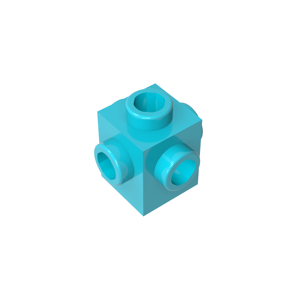 Brique Spéciale 1 x 1 Goujons sur 4 Côtés-MyGobricksFr