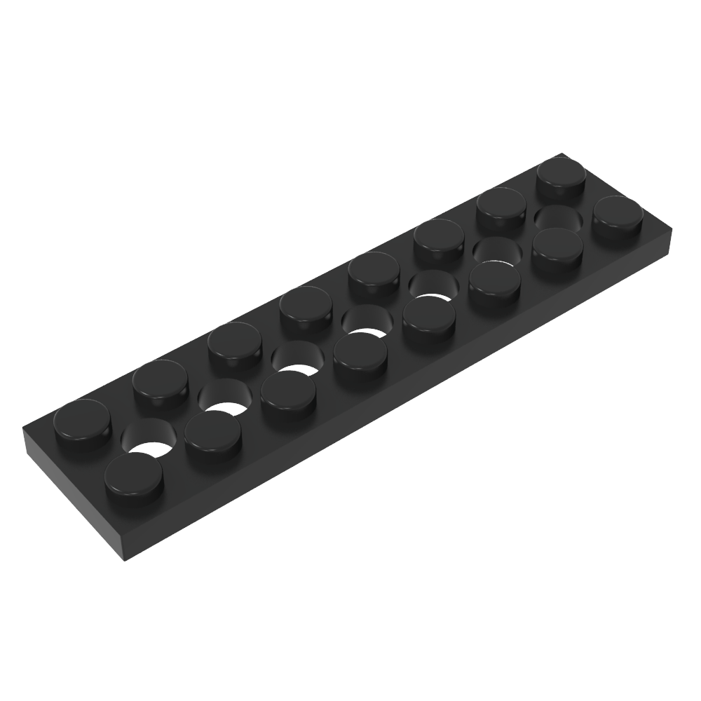 Plaque Technic 2 x 8 [7 trous]-MyGobricksFr