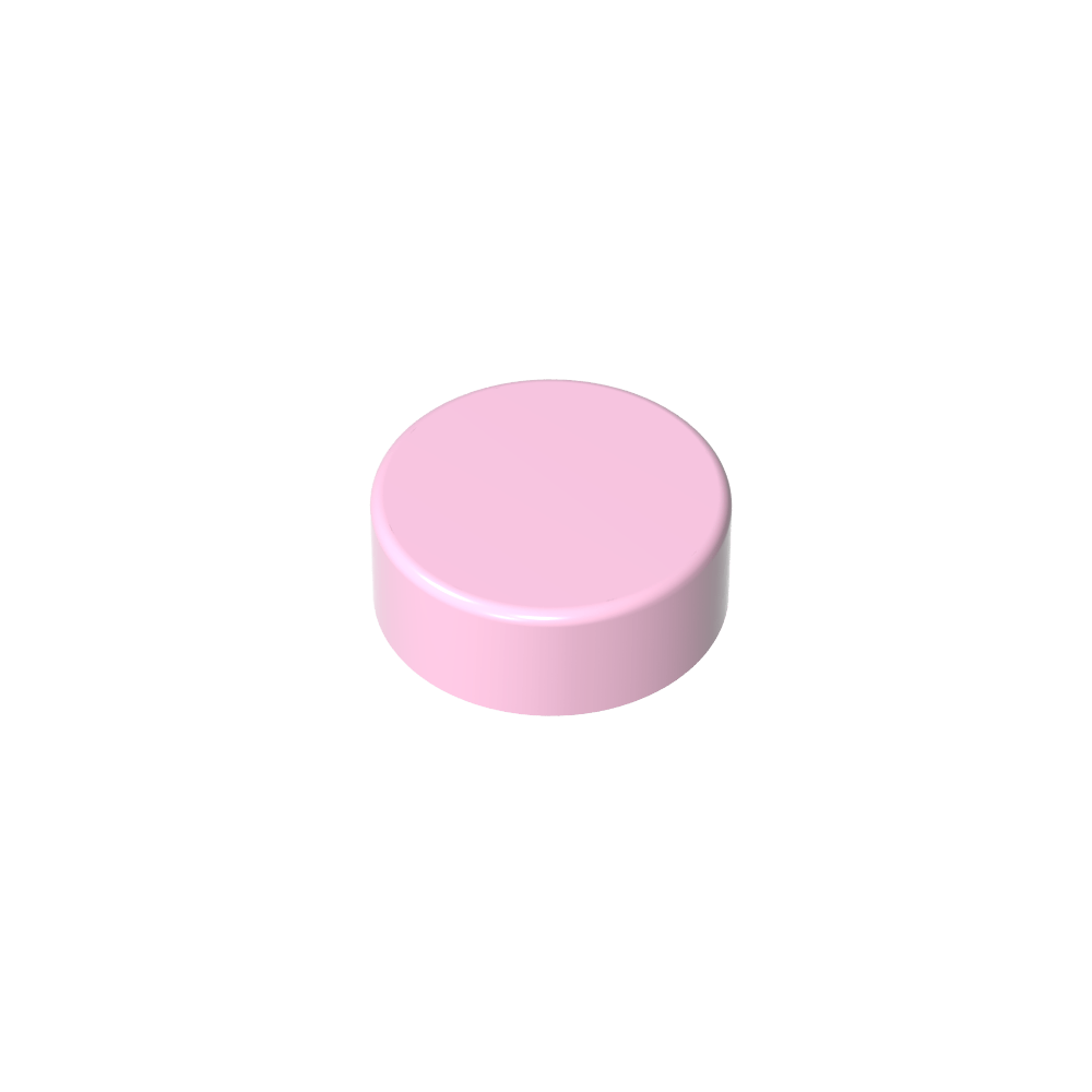 Tuile ronde 1 x 1-MyGobricksFr