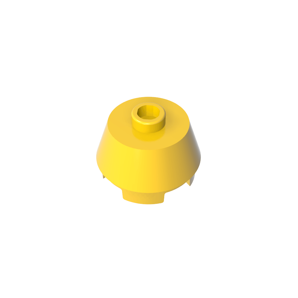 Brique ronde 2 x 2 Cône tronqué-MyGobricksFr