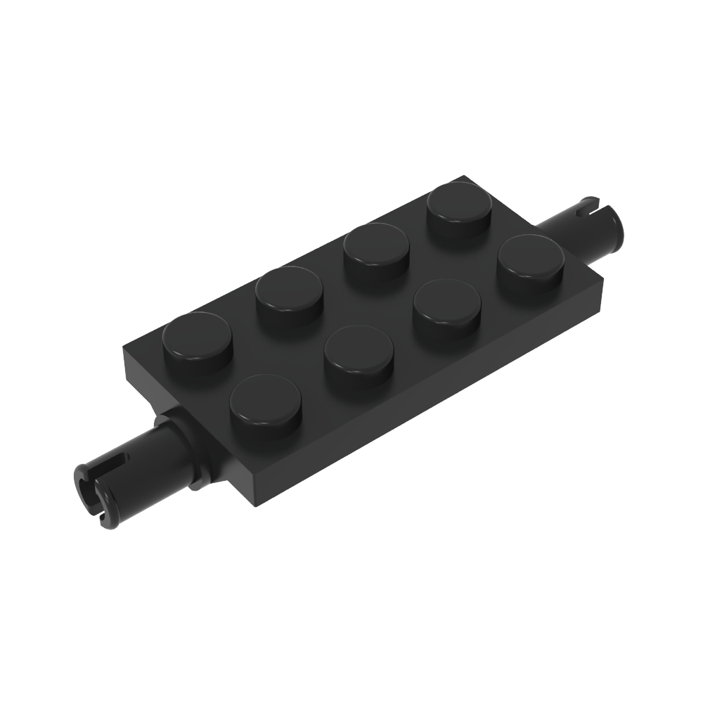 Plaque spéciale 2 x 4 avec goupilles-MyGobricksFr