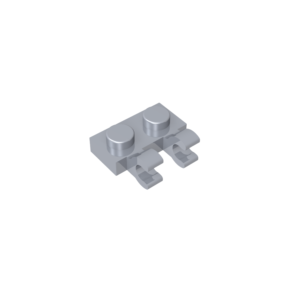 Plaque spéciale 1 x 2 avec clips horizontaux [clips en U épais]-MyGobricksFr
