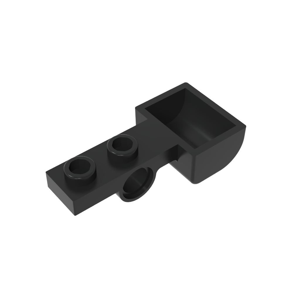 Lanceur, 1 x 4 avec plaque 1 x 2 avec trou de goupille et godet (catapulte)-MyGobricksFr