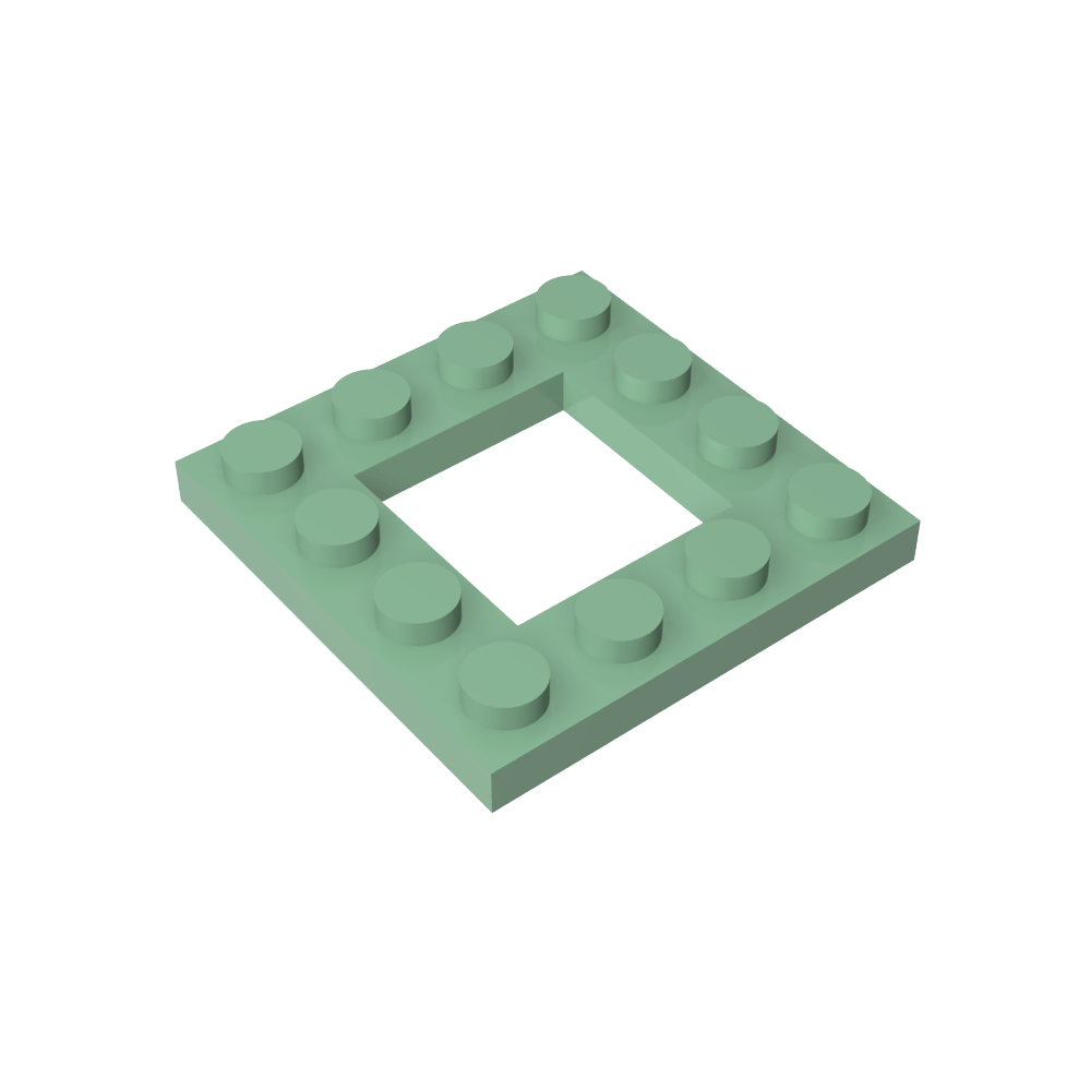 Plaque spéciale 4 x 4 avec découpe 2 x 2-MyGobricksFr