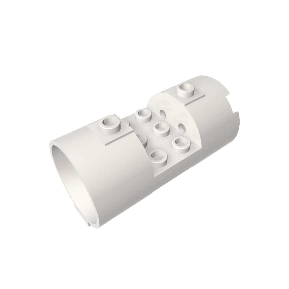 Montants cylindriques ouverts horizontaux 3 x 6 x 2 2/3-MyGobricksFr