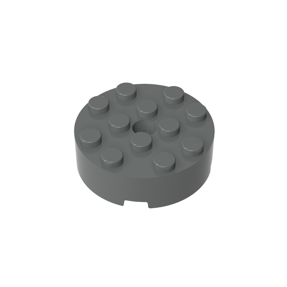 Brique ronde 4 x 4 [Trou central]-MyGobricksFr