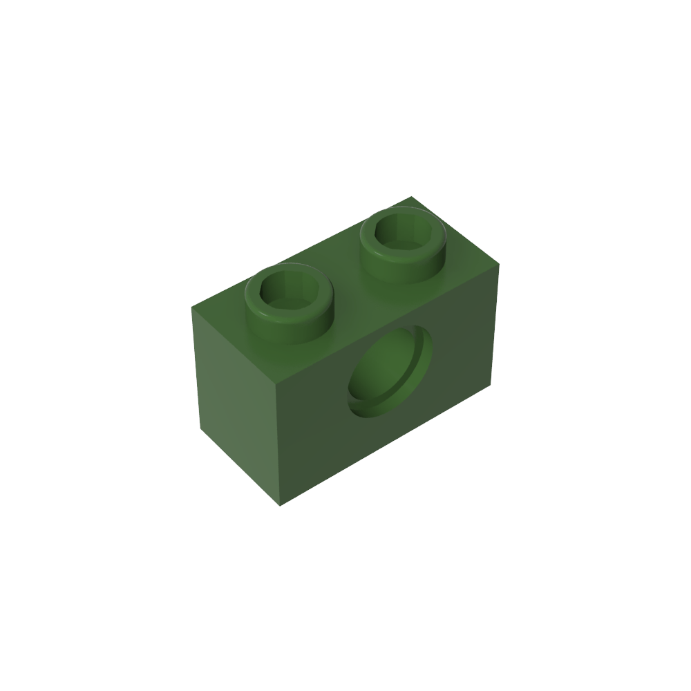Brique technique 1 x 2 [1 trou]-MyGobricksFr
