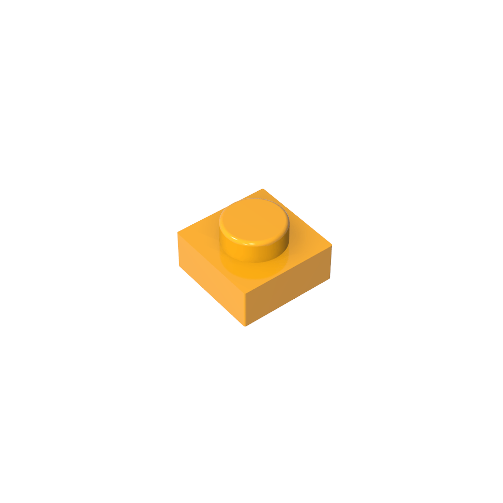Plaque 1 x 1-MyGobricksFr