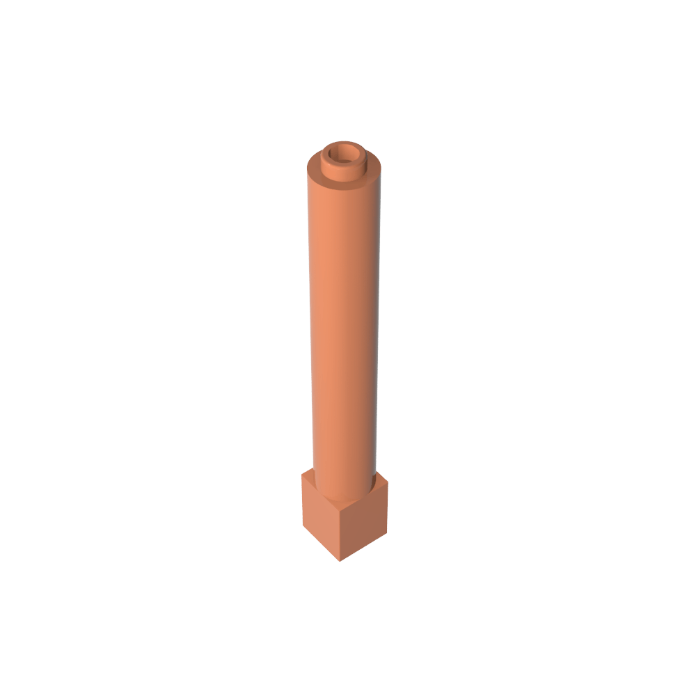 Support 1 x 1 x 6 Pilier solide-MyGobricksFr