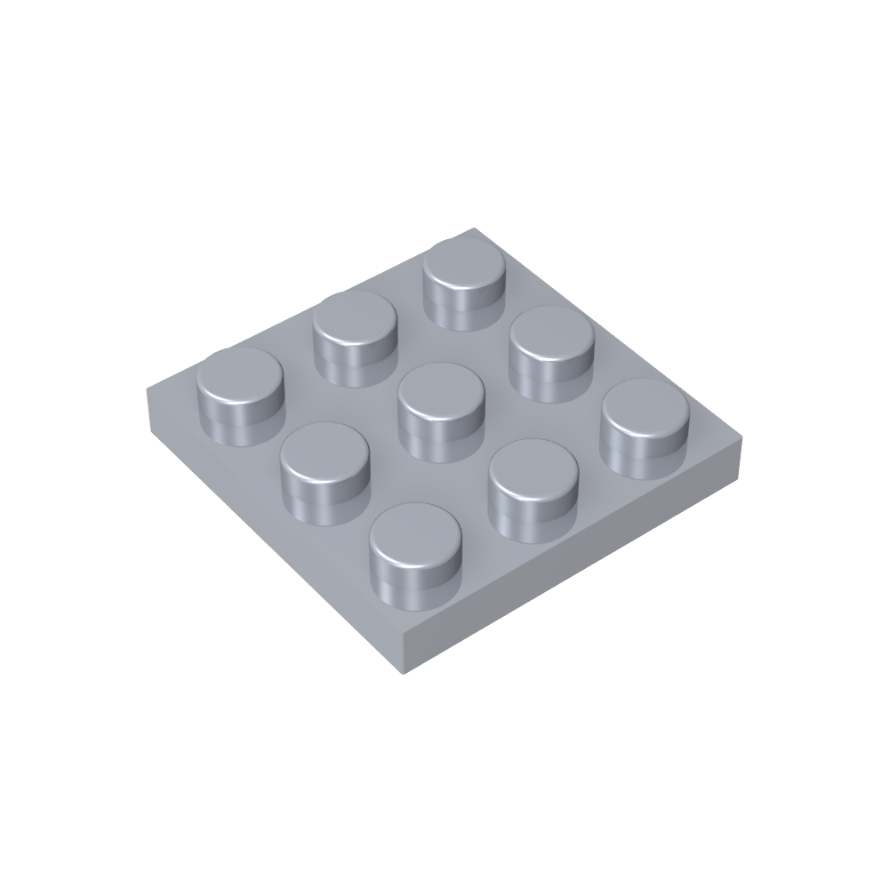 Assiette 3 x 3-MyGobricksFr