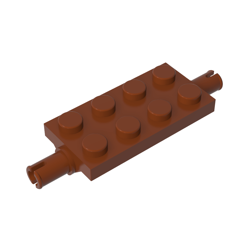 Plaque spéciale 2 x 4 avec goupilles-MyGobricksFr