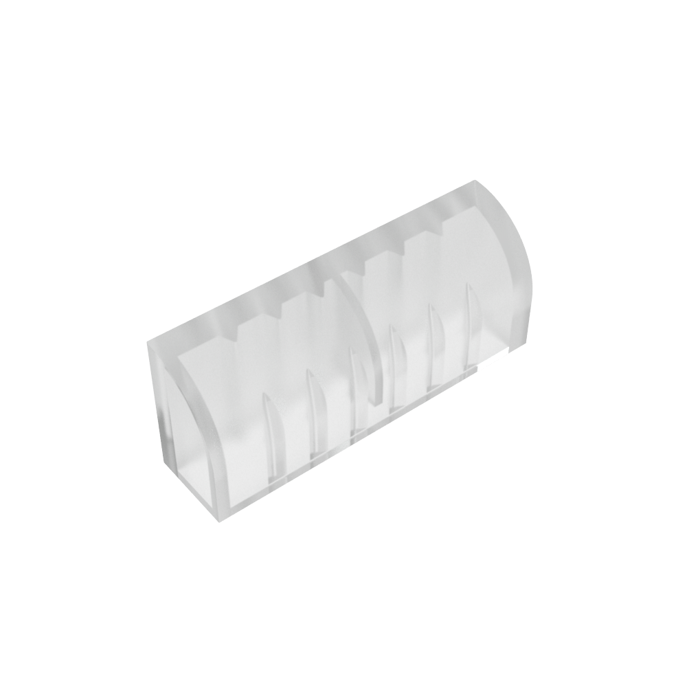Brique courbe 1 x 4 x 1 1/3 sans montants, dessus incurvé-MyGobricksFr