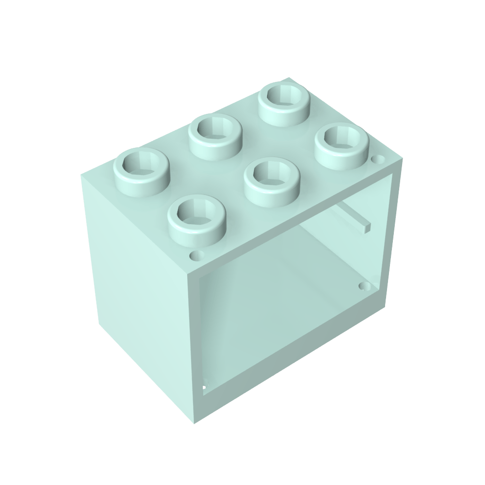 Armoire 2 x 3 x 2 avec montants solides-MyGobricksFr