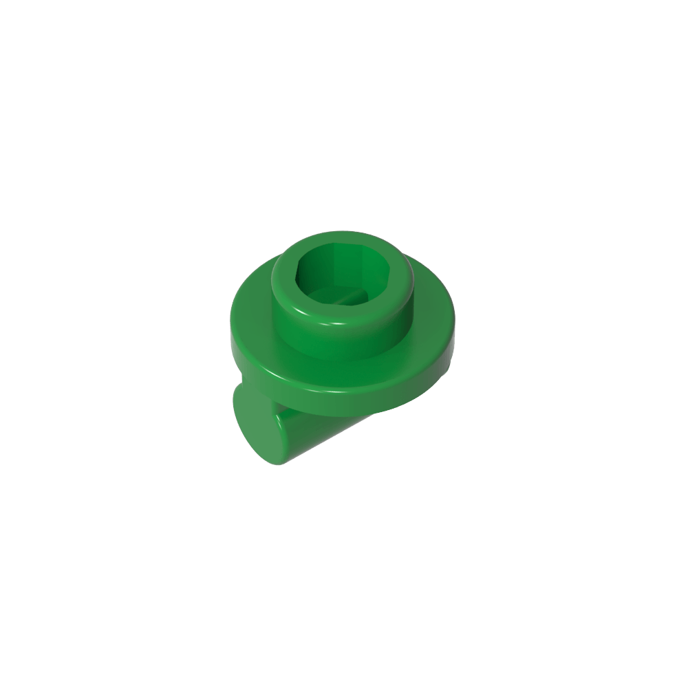 Plaque ronde 1 x 1 avec goujon ouvert et barre sur la face inférieure-MyGobricksFr