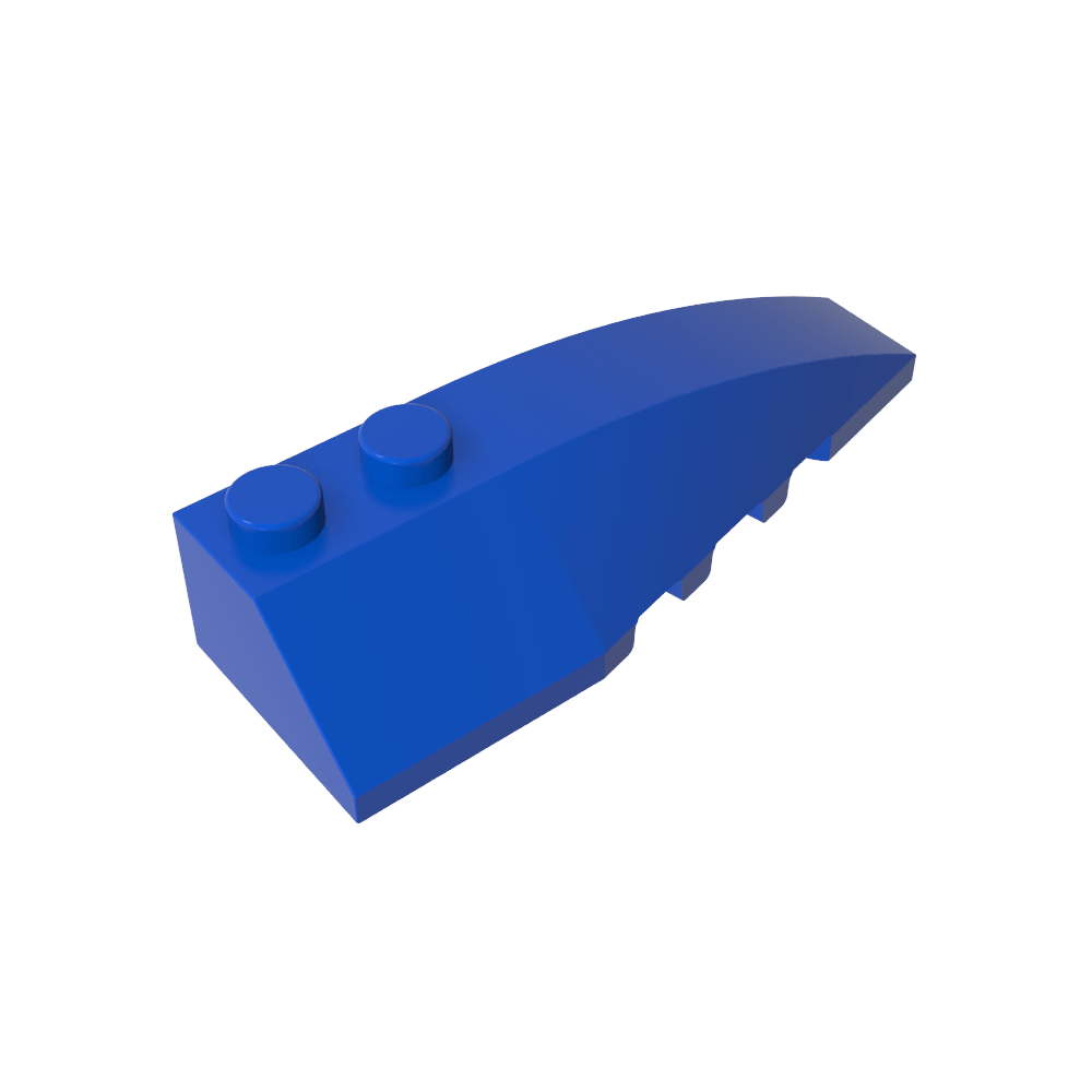 Coin incurvé 6 x 2 Droite-MyGobricksFr