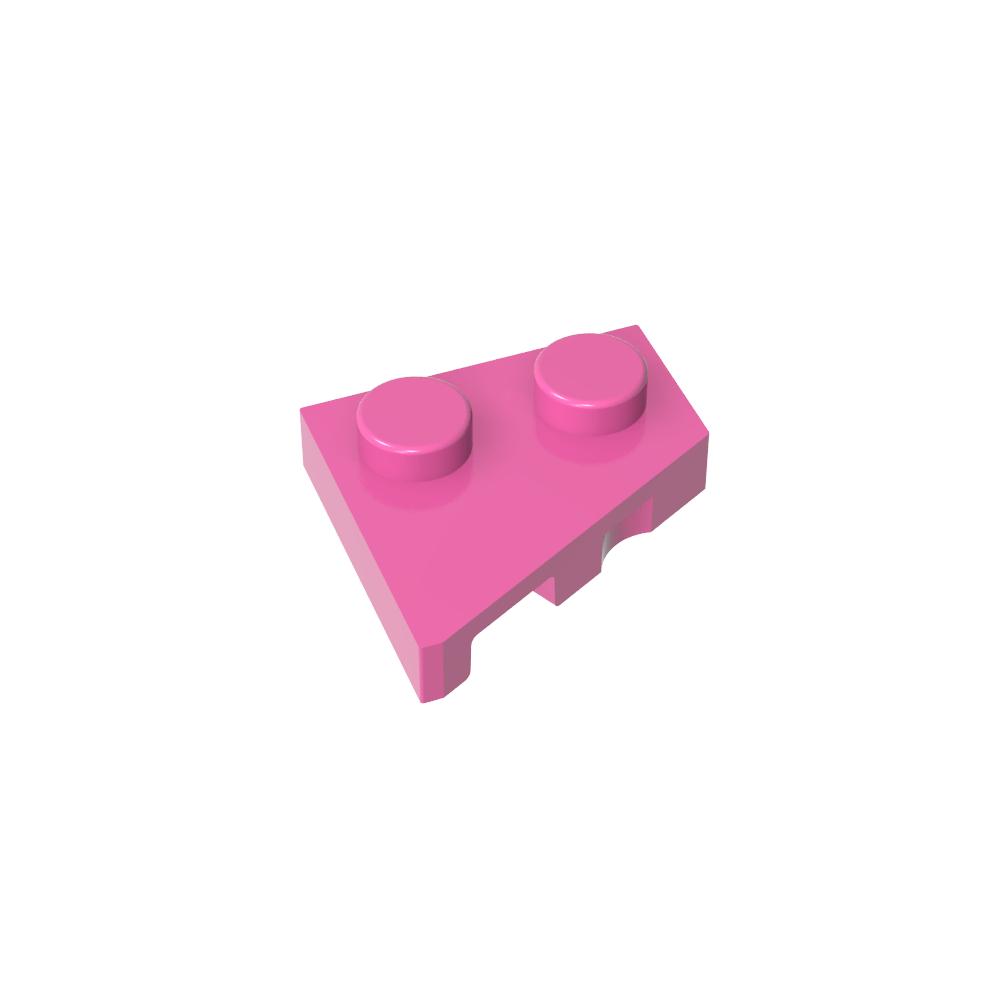 Plaque en coin 2 x 2 droite-MyGobricksFr