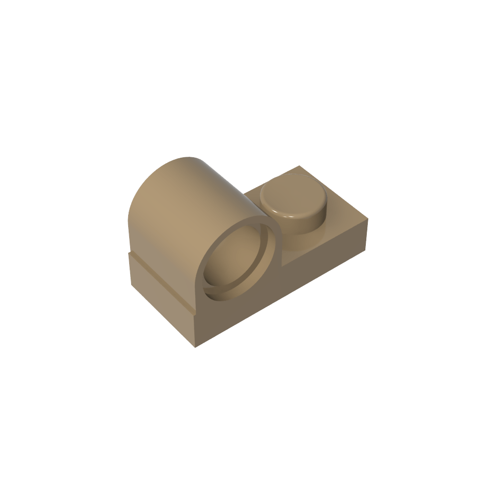 Plaque spéciale 1 x 2 avec trou pour goupille sur le dessus-MyGobricksFr